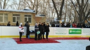 Губернатор Челябинской области провел первое вбрасывание на хоккейной площадке «МегаФона»