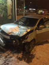 Он еще и без страховки! Пьяный водитель разбил две машины на проспекте Карла Маркса