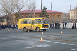 Школьный автобус для ребятишек из Степного Школьный автобус