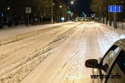 Ночной рейд по городу показал, что дороги вычищены почти безупречно