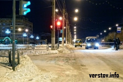 Ночной рейд по городу показал, что дороги вычищены почти безупречно