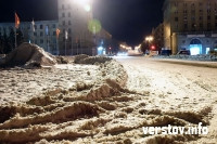 Ночной рейд по городу показал, что дороги вычищены почти безупречно