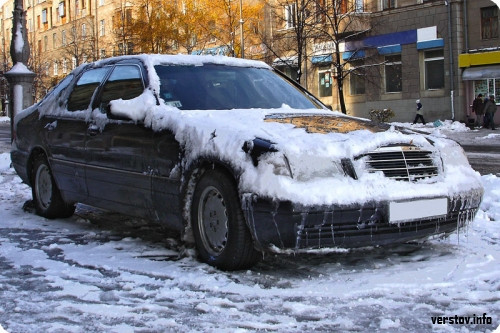 Автомобили тоже ждут весну