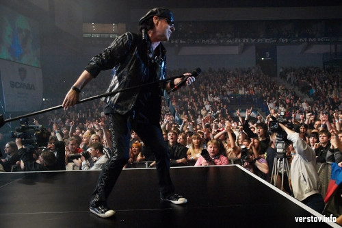 В Магнитогорске прошел концерт группы Scorpions