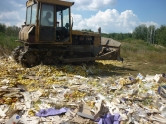 Жги! В Челябинской области за несколько дней уничтожили 7,5 тонн фруктов и молочной продукции