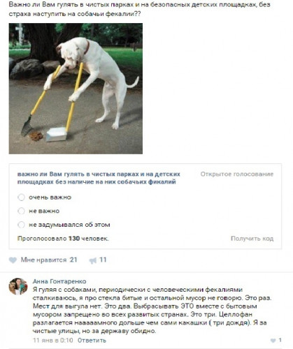 «Гав» лучше без «но». Лидеры Магнитогорска готовят акцию против собачьих фекалий