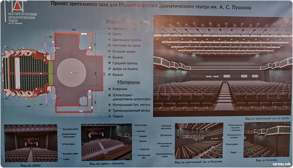 Театр им а с пушкина схема зала