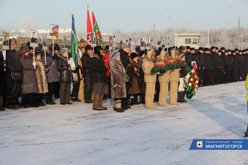 23 года прошло. В Магнитогорске почтили память воинов, погибших в Чечне