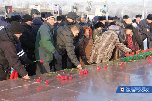 23 года прошло. В Магнитогорске почтили память воинов, погибших в Чечне