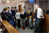 Школьники встретились с председателем. Морозов поведал молодежи, как попал в политику
