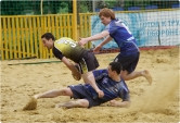 Пляжное регби. В Магнитогорске прошел зрелищный спортивный турнир