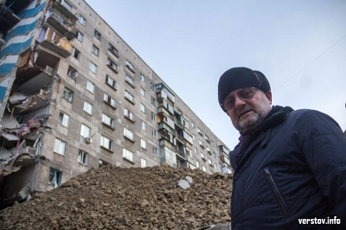 «У меня ком в горле». Министр Чечни побывал на месте магнитогорской трагедии