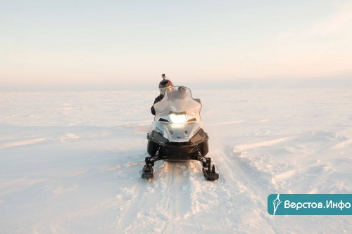 Бездорожьем по Якутии! Снегоходный пробег по Арктике продолжается