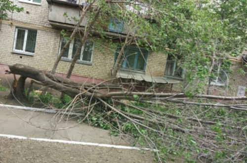 Штормит. На территории Магнитогорска продолжает действовать экстренное штормовое предупреждение