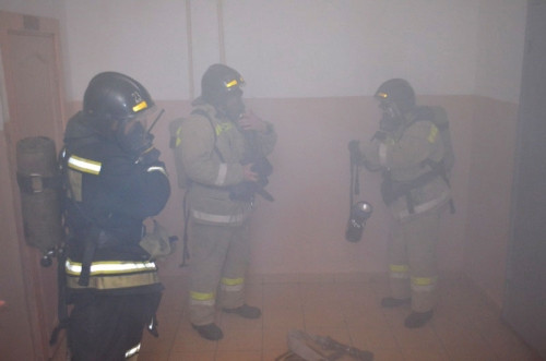 Спасли 130 человек. В школе-интернате «Семья» прошли пожарно-тактические учения