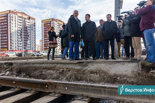 «Сверхзадач не ставлю». Глава Магнитогорска побывал с инспекцией на строительстве трамвайной ветки