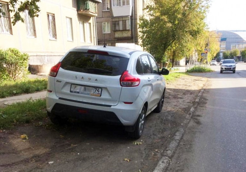 11 тысяч рублей штрафа на всех. В Ленинском районе 12 автомобилистов ответили за парковку на газоне