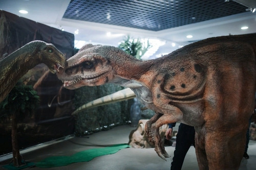 Мамы и папы, хватит ломать голову! Самый лучший подарок детям на Новый год – билет на интерактивную выставку «Вторжение динозавров»!