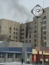 Пожарные эвакуировали жителей дома на проспекте Ленина. Горела квартира на седьмом этаже
