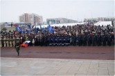 Про армию, защитников и Александра III. В Магнитогорске прошел митинг в честь Дня защитника Отечества