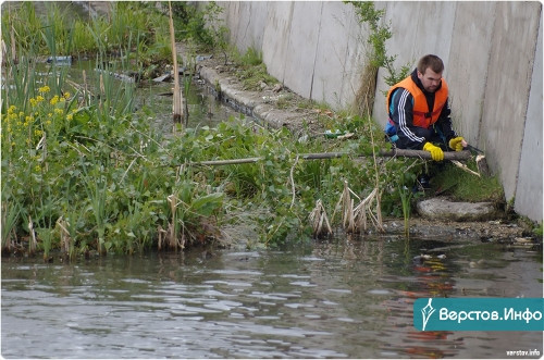 Проверят глубину и качество воды. Специалисты выяснят, почему Урал за ДК Орджоникидзе превращается в болото