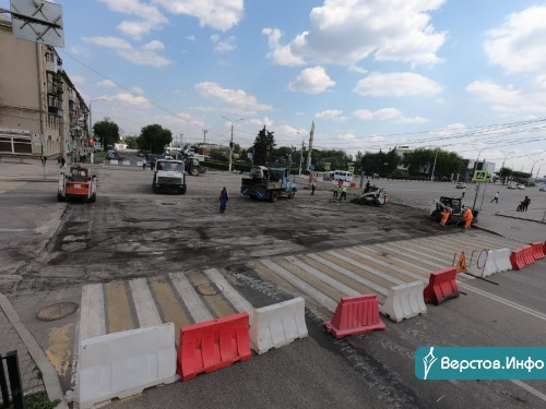 Нужно потерпеть. В Магнитогорске серьёзные пробки из-за ремонта перекрёстка Ленина – Гагарина