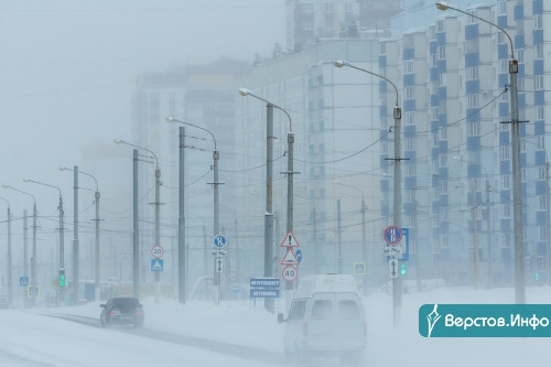 На смену морозам идёт тепло. Челябинскую область накроет тёплым, но снежным фронтом