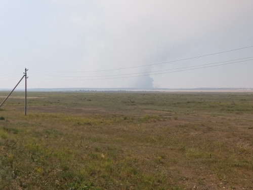 На юге Челябинской области опять крупный пожар. К счастью, его удалось быстро ликвидировать