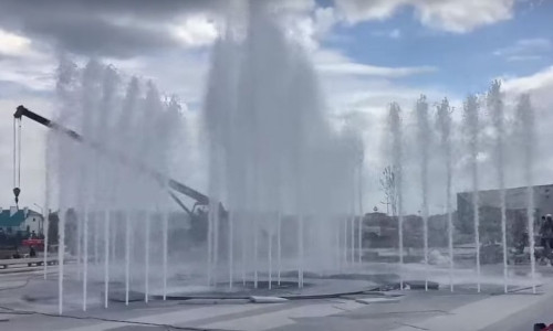 Открытие ещё ближе! В парке «Притяжение» прошёл технический запуск фонтана